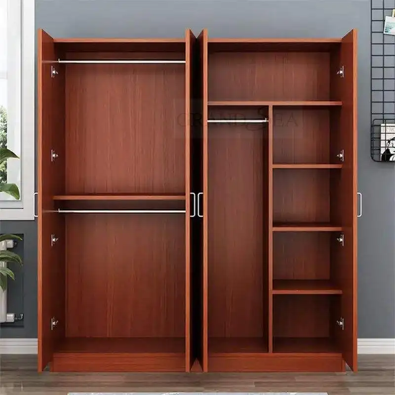 Forever Wardrobe Simple Modern Melamine Particle Board Panel Wardrobe Storage Cabinet Closet Bedroom Wardrobes