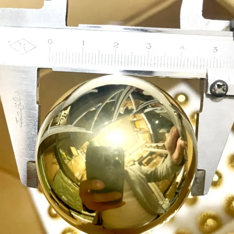 30mm 35mm 40mm 50mm 60mm 80mm Decorative round Hollow Brass Ball Sphere AISI Standard