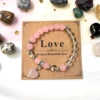 Quartz rose-rose
