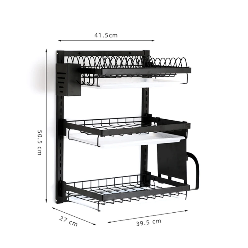 Buy Atacama Stainless Steel Wall Mounted Dish Drying Rack Drainer Organizer  Quality Assurance Economical Diy Dish Drainer Rack from Huizhou Hui  Shenghuo Houseware Co., Ltd., China