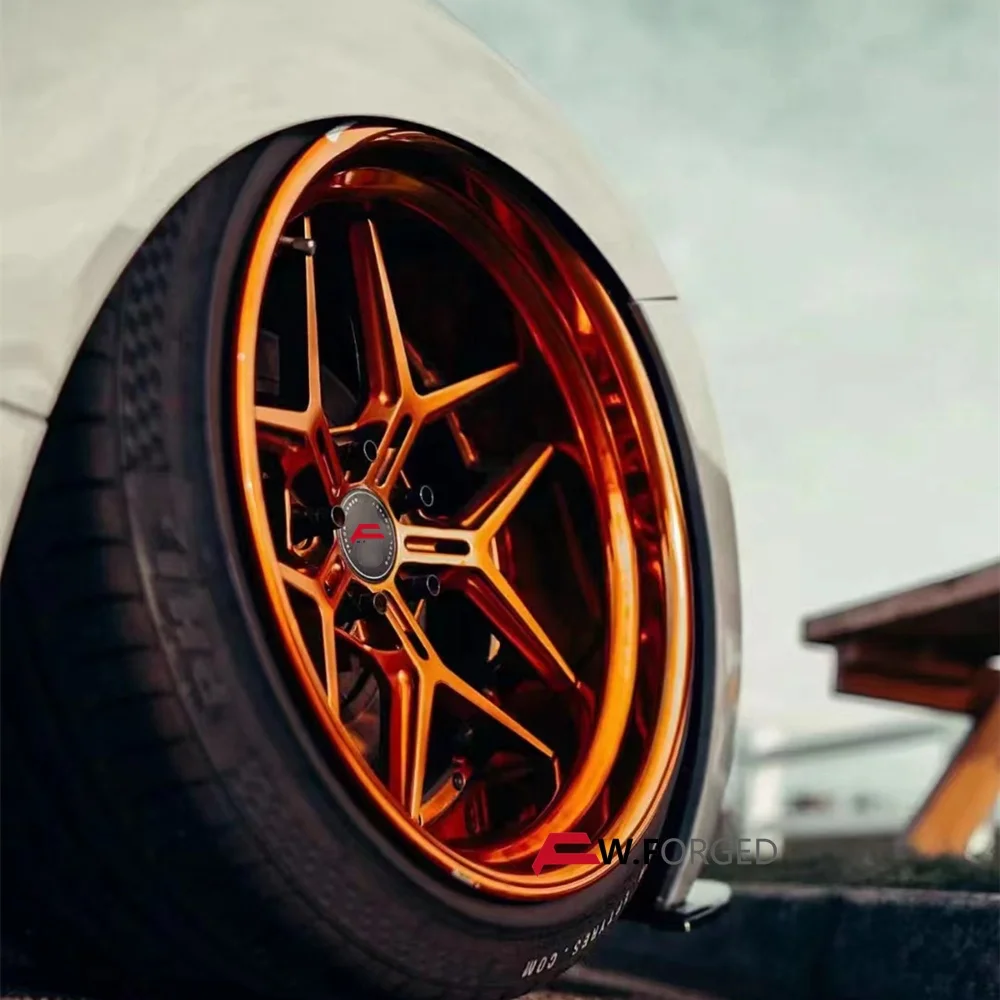 Passenger Car Wheels 18 19 20 21 22 Inch 2-piece Deep Lip 5x112