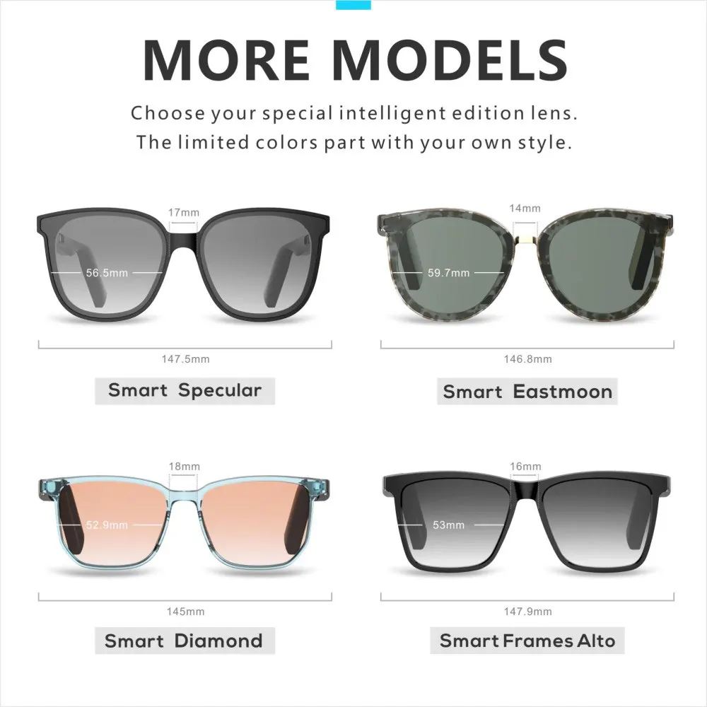 Fashion Sunglasses Newest 2020 Bluetooth Glasses Calling Smart ...