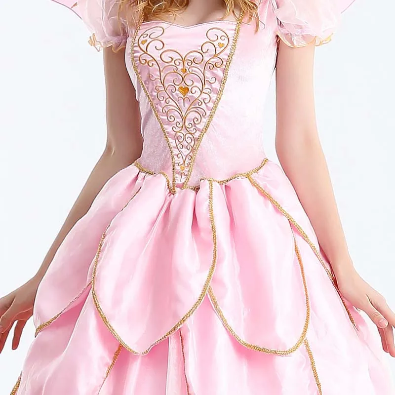 Halloween Fancy Dress - Elegant Pink Fairy Godmother Costume