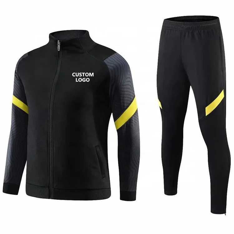 Лучший дешевый спортивный костюм на молнии, штаны, оптовая продажа, тренировочный футбольный тренировочный костюм, Высококачественная Мужская футбольная куртка