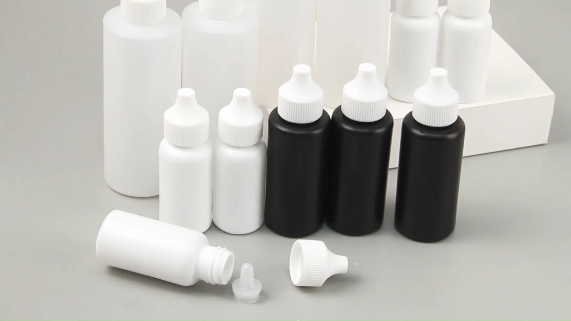 Pe 30ml 50ml 120ml Plastic Eye Drops Container Dropper Medical Squeeze