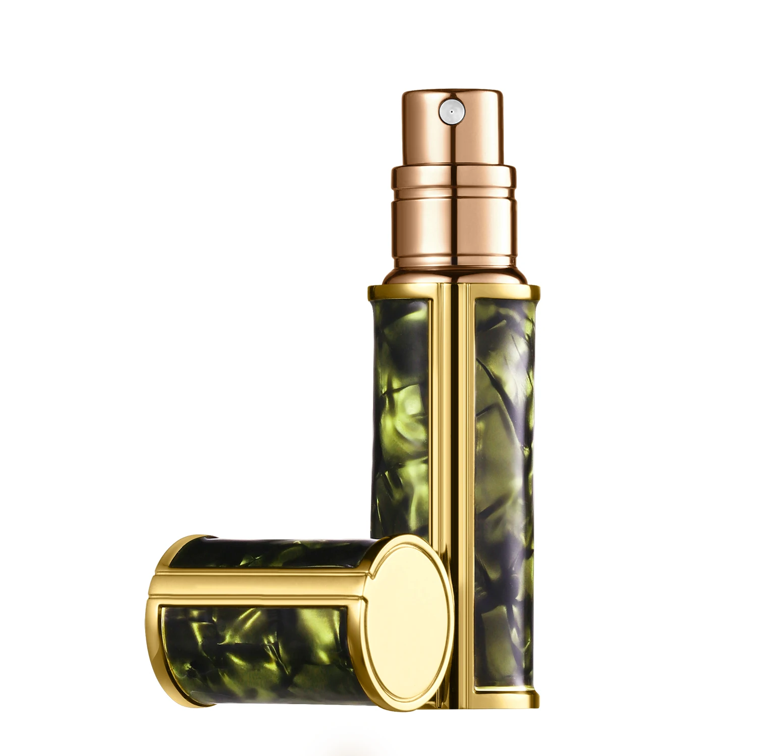 Classic Refillable Perfume  Revamped Refill System Elegant Metal Travel Atomizer Fill Spray Bottle  Flight Approved Portable