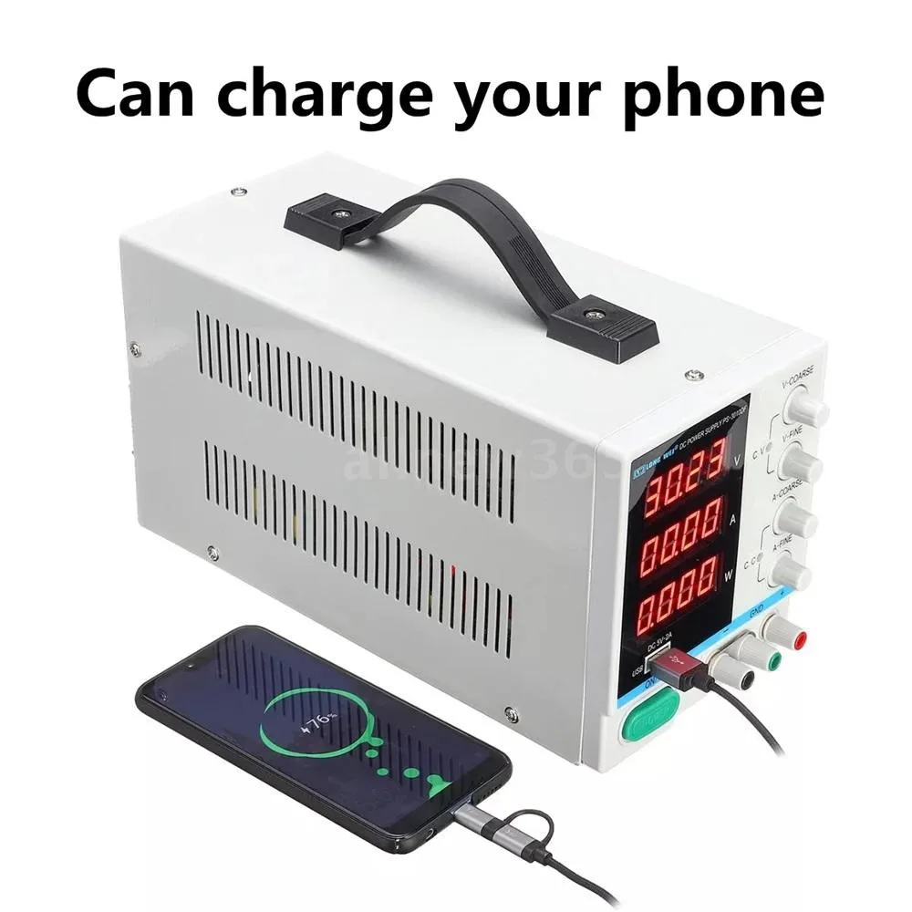 30V 10A DC Switching Power Supply LONGWEI PS-3010DF Bench Equipment for Testing & Charging