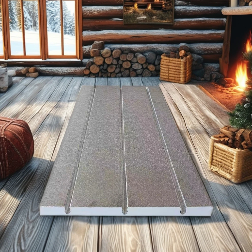 Modern Design XPS Panel Underfloor Heating System with Aluminum Foil Water for Water Floor Heating XPS Foam Insulation Board