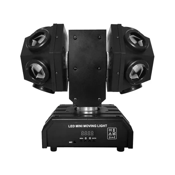 12 x 10W Super Beam Led Moving Head Laser Light With Double Ball  120W RGBW KTV Dance Hall Bar Stage Disco