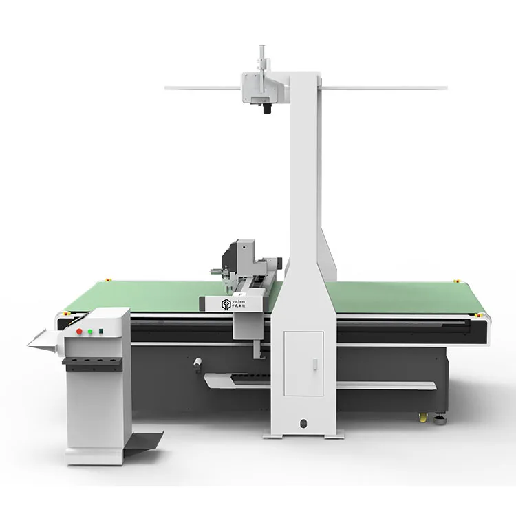 Cheap CNC Automatic Leather Digital Cutter Machine Leather Shape Genuine Shoe Sofa Cutting Machine with Oscillating Knife