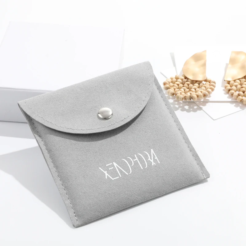 Luxurious Pink Jewellery Pouch Bag With Paper Jewelry Box