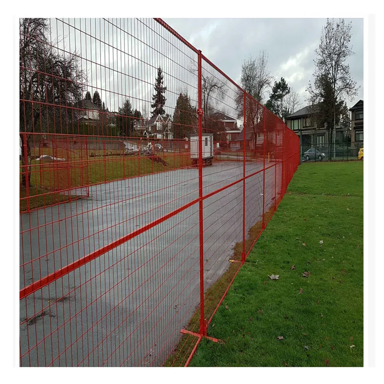Galvanized Portable Welded Temporary Fence Panel Temporary Swimming Pool Fence No Drill Temporary Fencing 6ftx 9ft