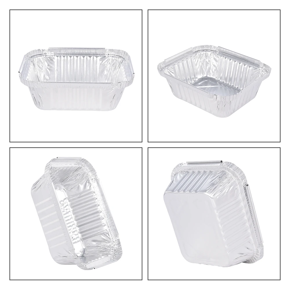 product tia ca44 non toxic six inch square plate containers food allumunium foil food container manufacturer-7