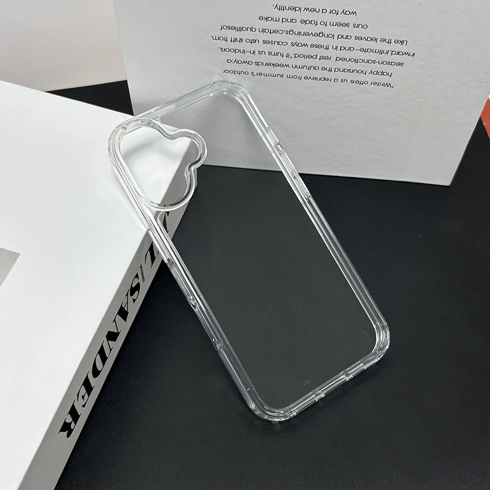 Transparent Phone Cover For Iphone 16 Plus Pro Max 2024 Luxury Cell Case Simple Cases Ins Style Skin Friendly Sjk496 Laudtec supplier