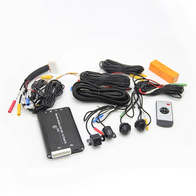 Autodragons Universal Cameras HD 1080P Recorder Surround View Monitoring  Reversing Aid System Car 360 Camera System