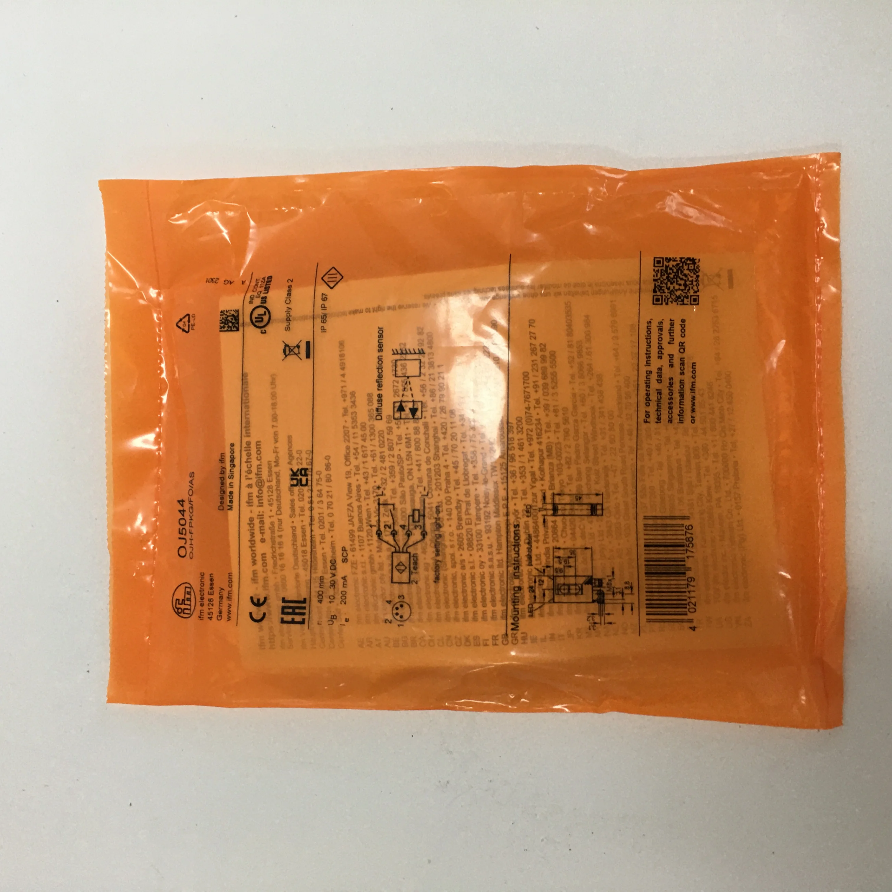 IFM Photoelectric Sensor OJ5044