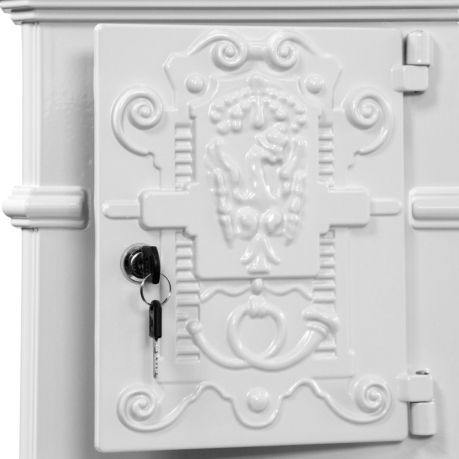 Smart No Rust Standing Cast Metal Mailbox Lock Letter Box Post Box Outdoor Aluminum Letterbox Standing Post Mailbox