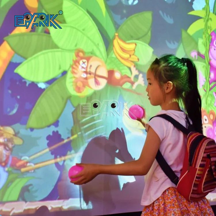 5d 7d Holographic Interactive Projection Games Indoor Playground Kids Vr Gaming Interactive 3d Floor Projector Game