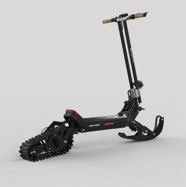 G63 DIY 1800W Motor Electric Two-Wheel Scooter 30Ah Waterproof Quick Release Cable Snow Ski Sled with Quick Release System