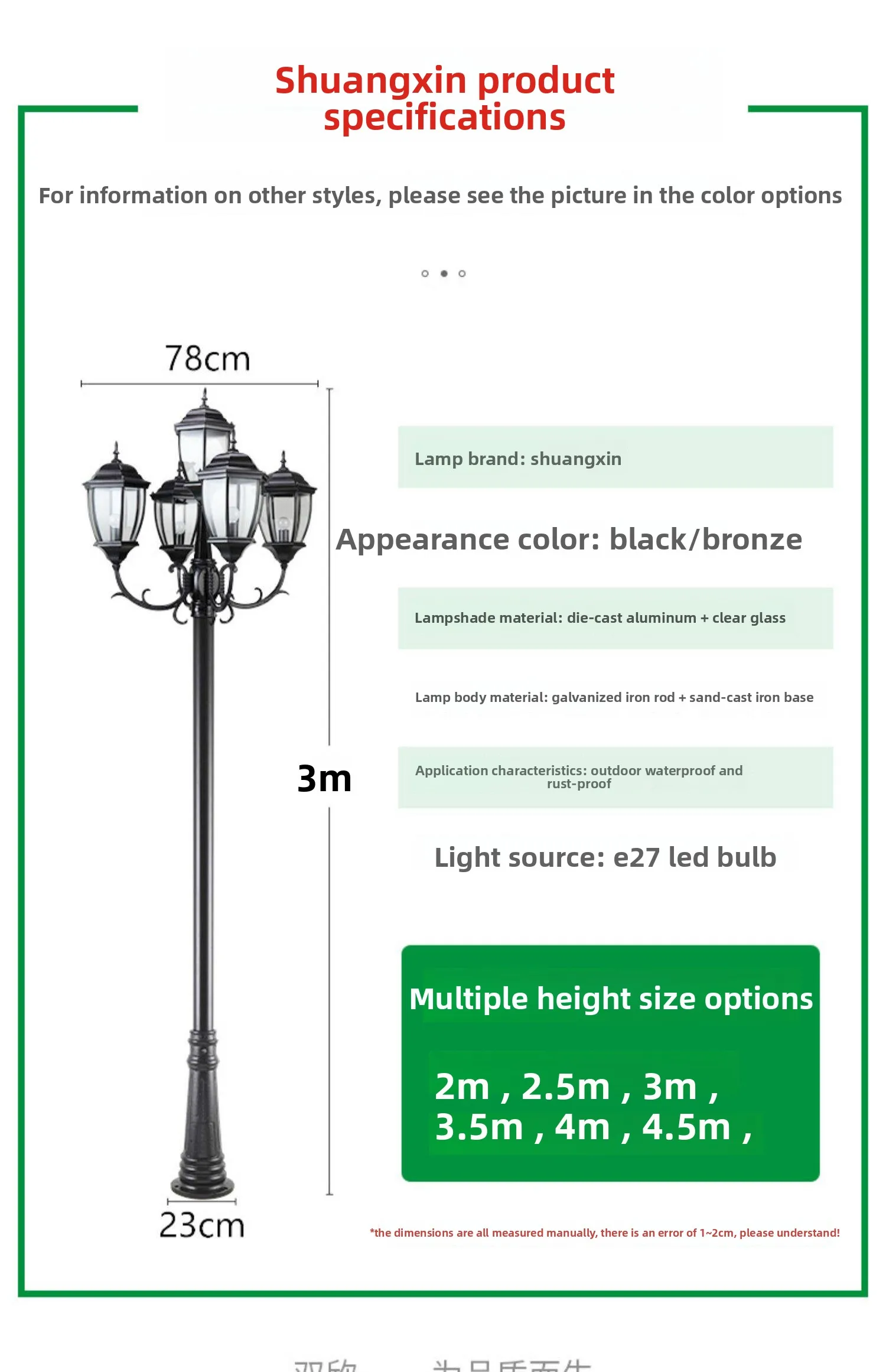 Specifications