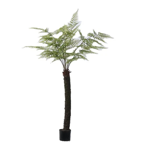fern tree green wood stake floral plant simulated green plant