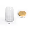Glass Can & Bamboo Lid(non sublimation)