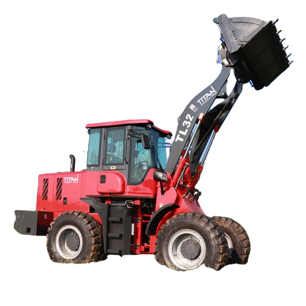 Китайский бренд Titan мини фронтальный колесный погрузчик TL20 8 тонн розничный Подержанный двигатель моторный насос коробка передач с подшипником PLC в комплекте