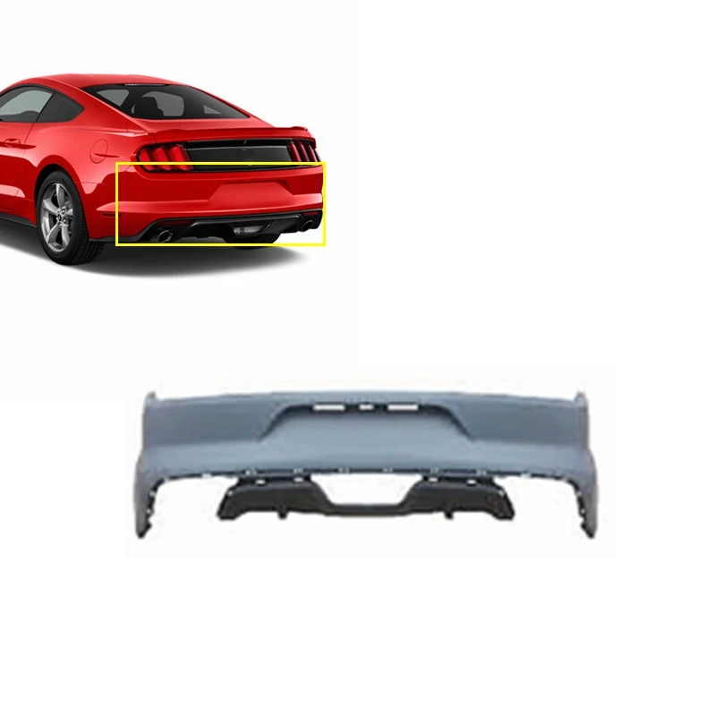 high quality ABS auto parts car body kit rear bumper cover for ford mustang 2015 2016 2017 GT