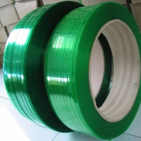 Carton Packing Strapping Plastic High Quality Packaging Box Green Roller Embossed Pet Strap Belt Brown
