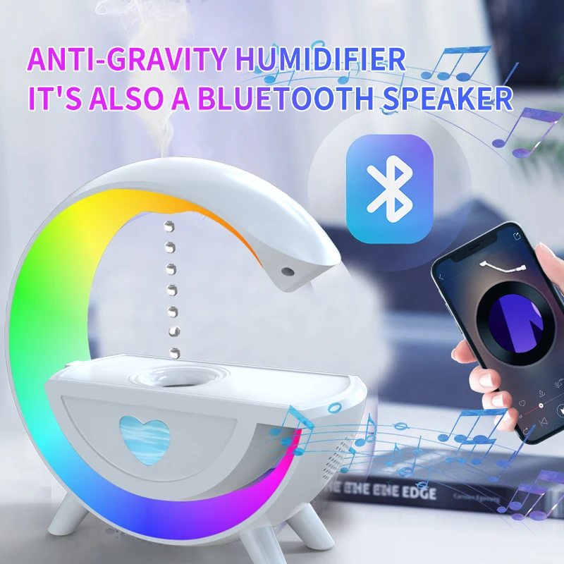 G Letter LED Night Light with BT Speaker Smart Music Lamp Hot Product in Humidifiers Category Car Humidifier YS
