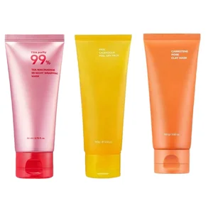 APPIISKON Calendula Flower-Infused Vitamin E &  Sheet Masker Gently Exfoliates Whitening Moisturizer Face