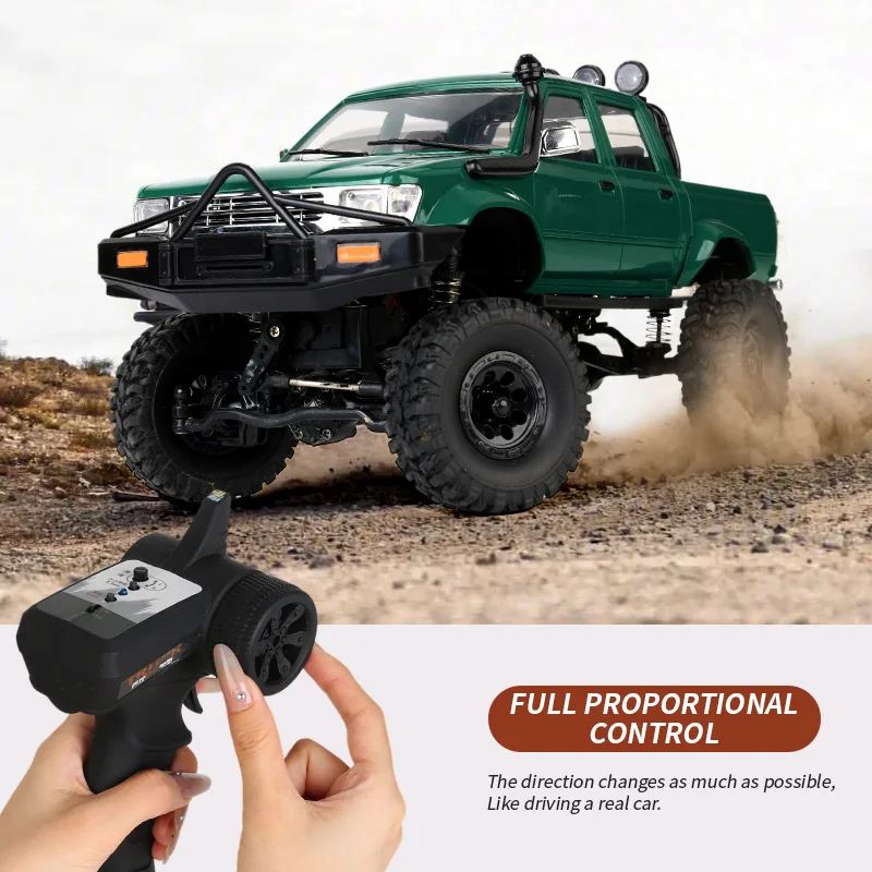 WPL C64-1 Remote Control Car - 2.4ghz 1/16 RTR RC Truck