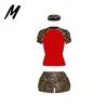 Red leopard print