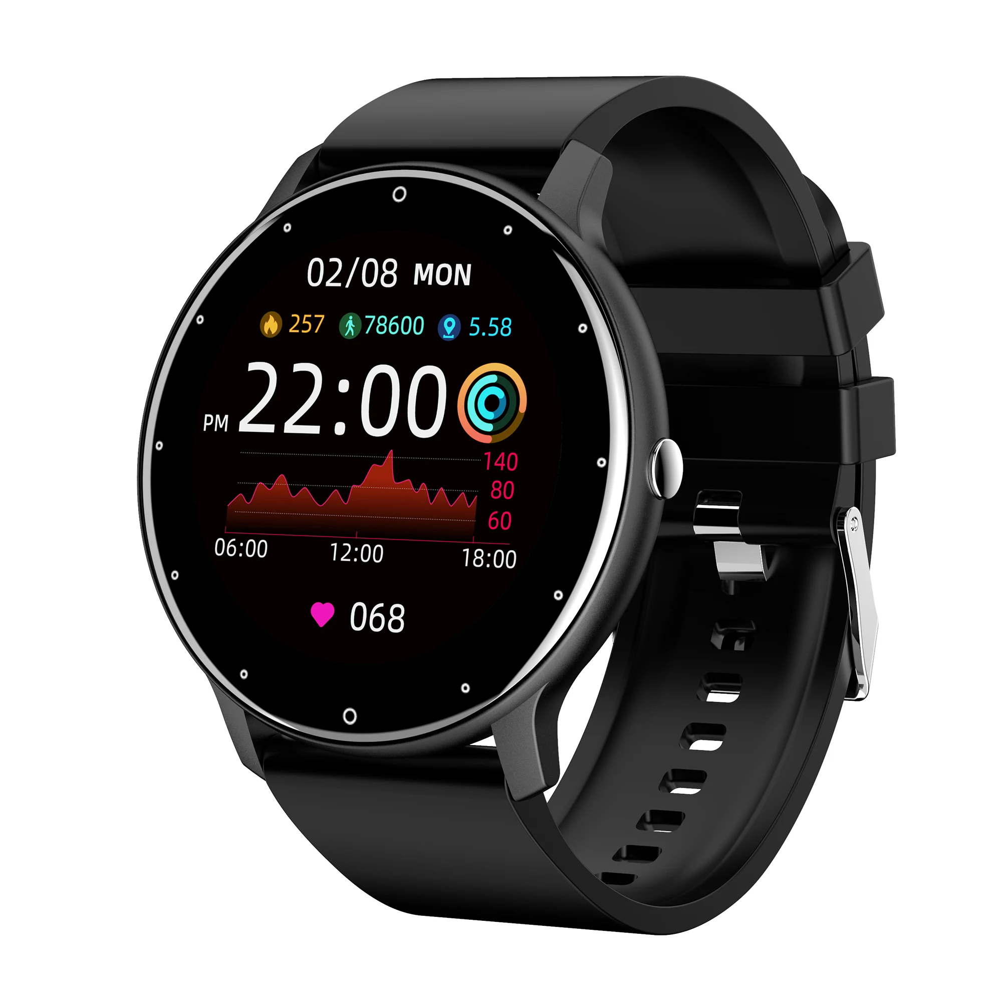 2022 New fashion Touch Screen Health Smart Bracelet Watch Heart Rate  Monitor Blood Pressure Fitness Tracker Unisex Sport Watch - AliExpress