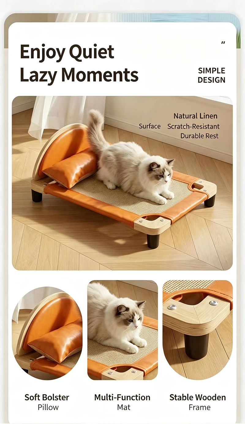 product four seasons universal sisal cat bed large size scratch resistant no shedding cat scratcher pad dual use for playing sleeping-6