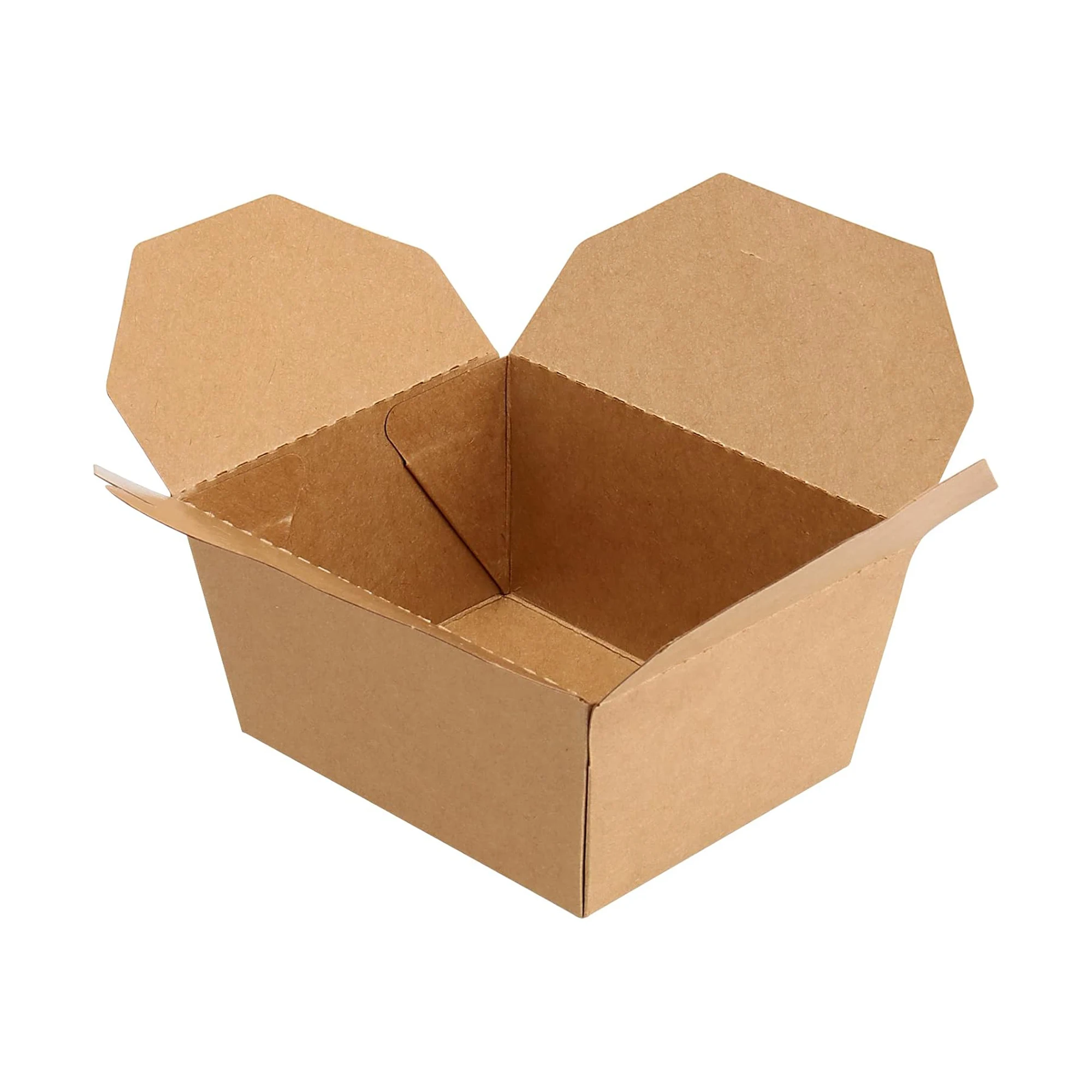 Customized Size Biodegradable Eco-Friendly Food Grade Recycled Materials Takeaway Box for Fast Food and Beverage Delivery