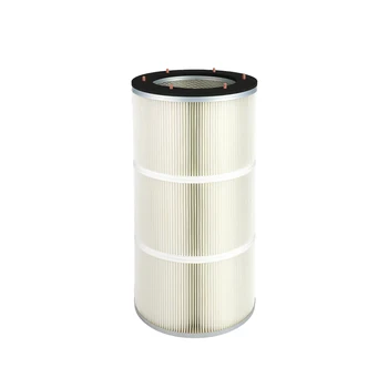 Industrial Dust Extraction Air Filter Cartridge Polyester Fiber Pleated Filter Mini Pleat Filter Cartridge