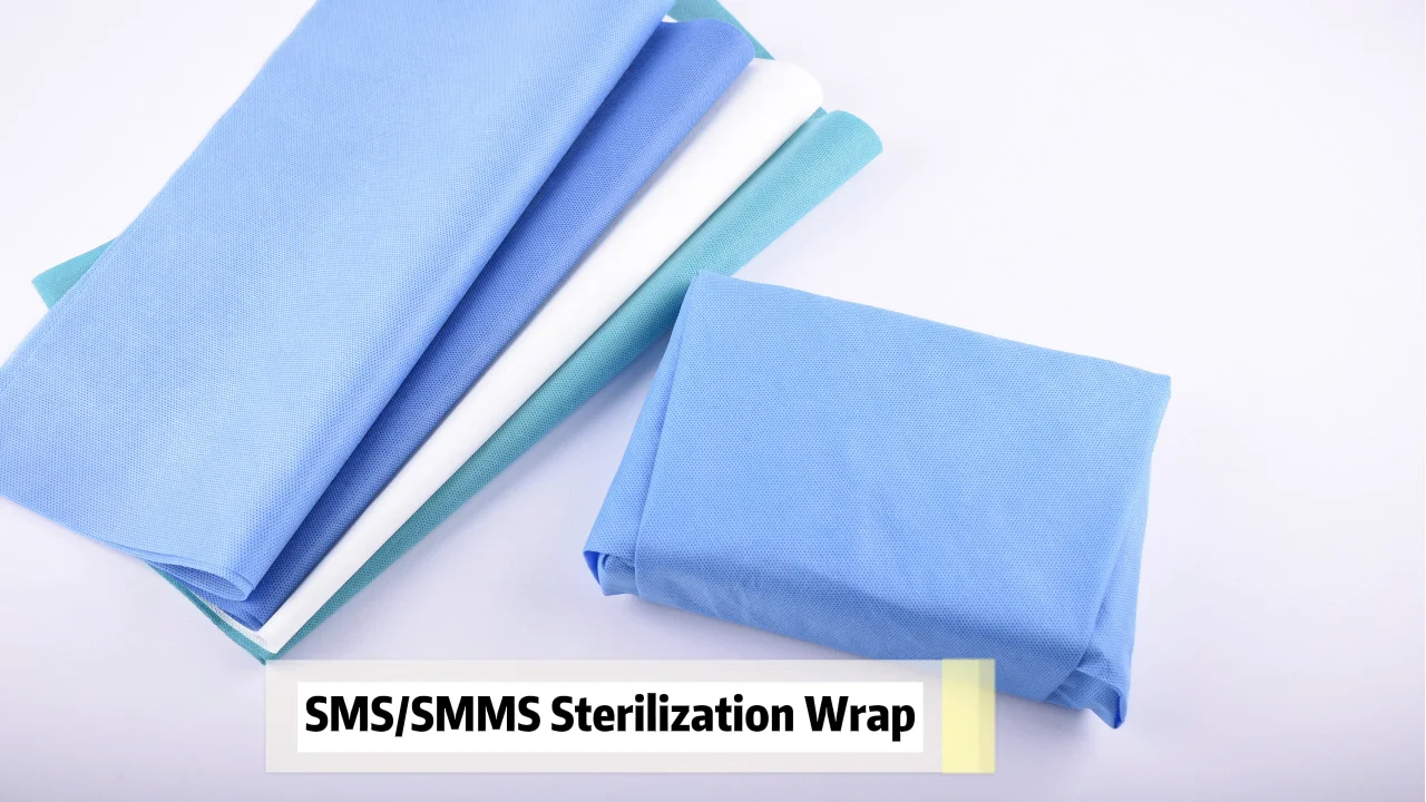 Sms Wrap Disposable Nonwoven Wrap Medical Crepe Wrapping Paper Smms