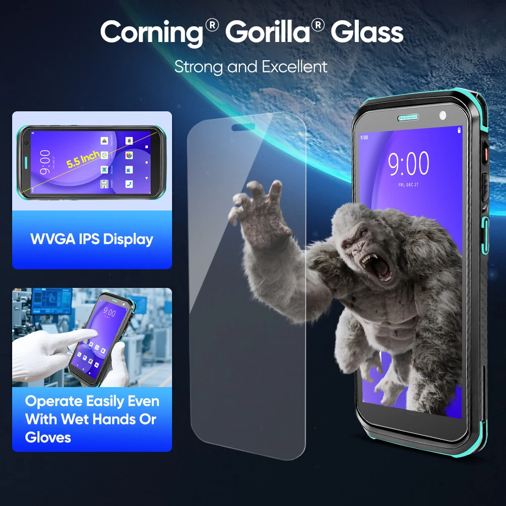 FYJ F9825 8-Core IP68 Android PDA Handheld Computer Wireless Mobile Barcode Scanner NFC Hospital Warehouse Logistics Retail PDA