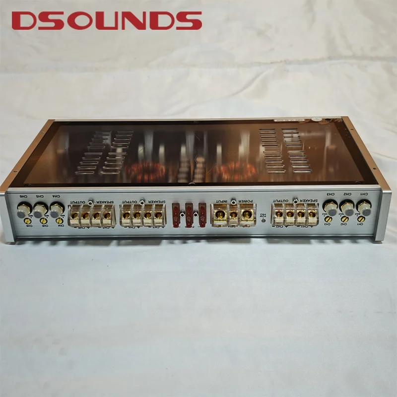6チャンネル カーオーディオアンプ 100W×6ch フルレンジ 高出力 パワー