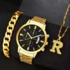 Watch + bracelet + r necklace