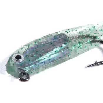 Swimbait Artificial Bait 5pcs/bag Carp Pesca Lead Jig Head Fishing Tackle 7.5cm 5.5g Soft Lure – Soft Lure – view 4