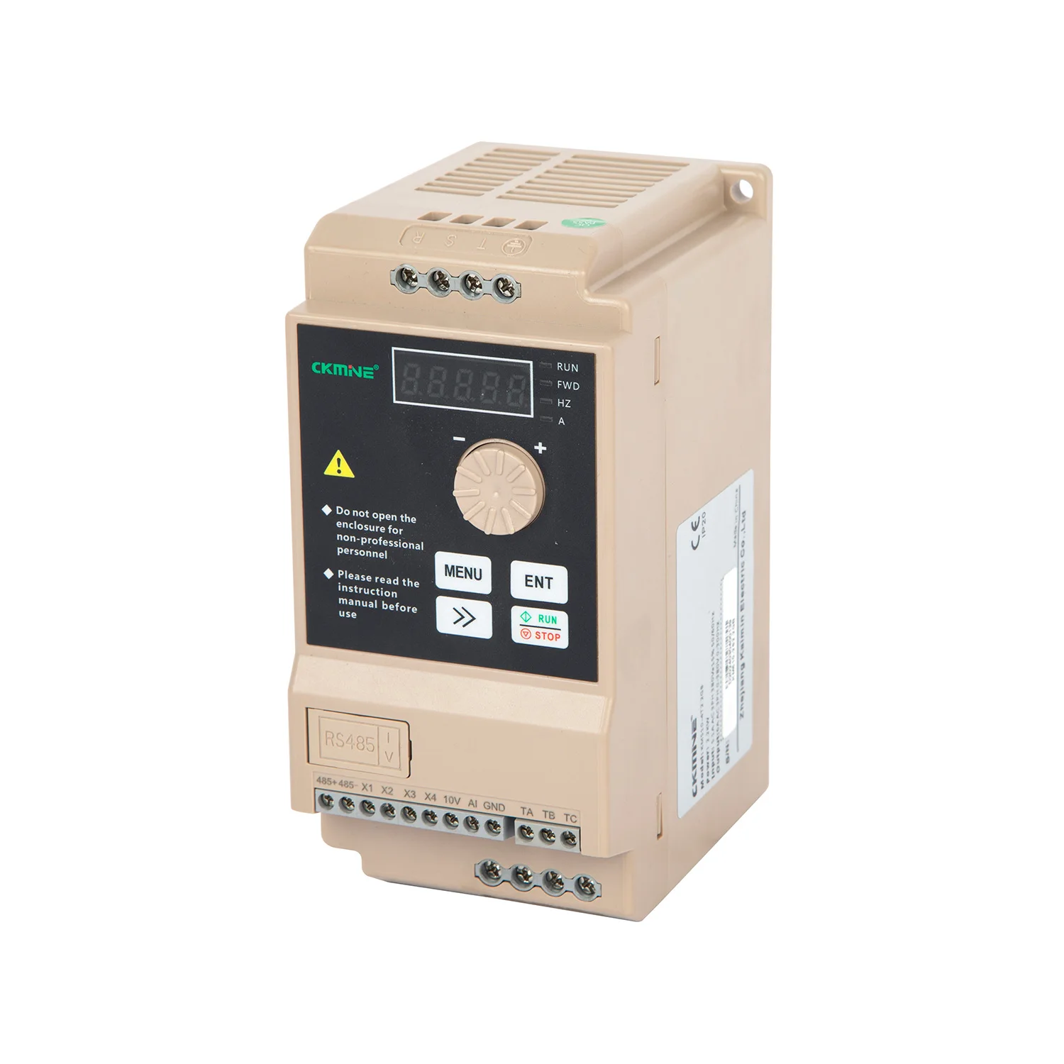 CKMINE vfd 0.75kw 1.5kw 2.2kw frequency converter 3hp 50hz 60hz variable frequency drive AC motor speed control inverter