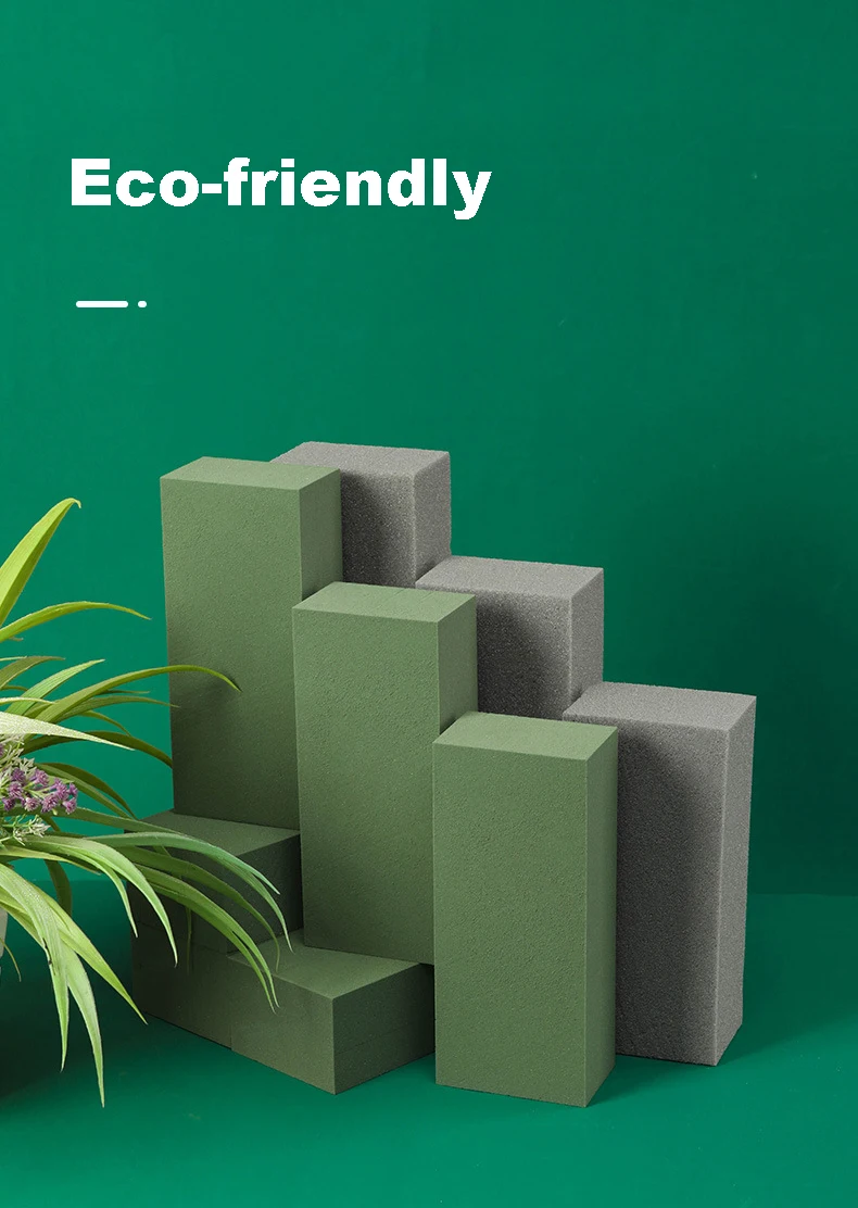 Wet And Dry Floral Foam Blocks Flower Arrangement Green Oasis Floral