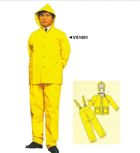 rubber rainsuit