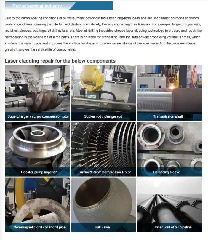 Rectangular Spot Laser Cladding Machine SENFENG Laser for Additive Manufacture and Surface Repair Enhance