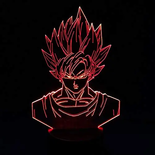 Dragon Ball Z Goku 3D LED Lamp with Remote & Touch Control ODM