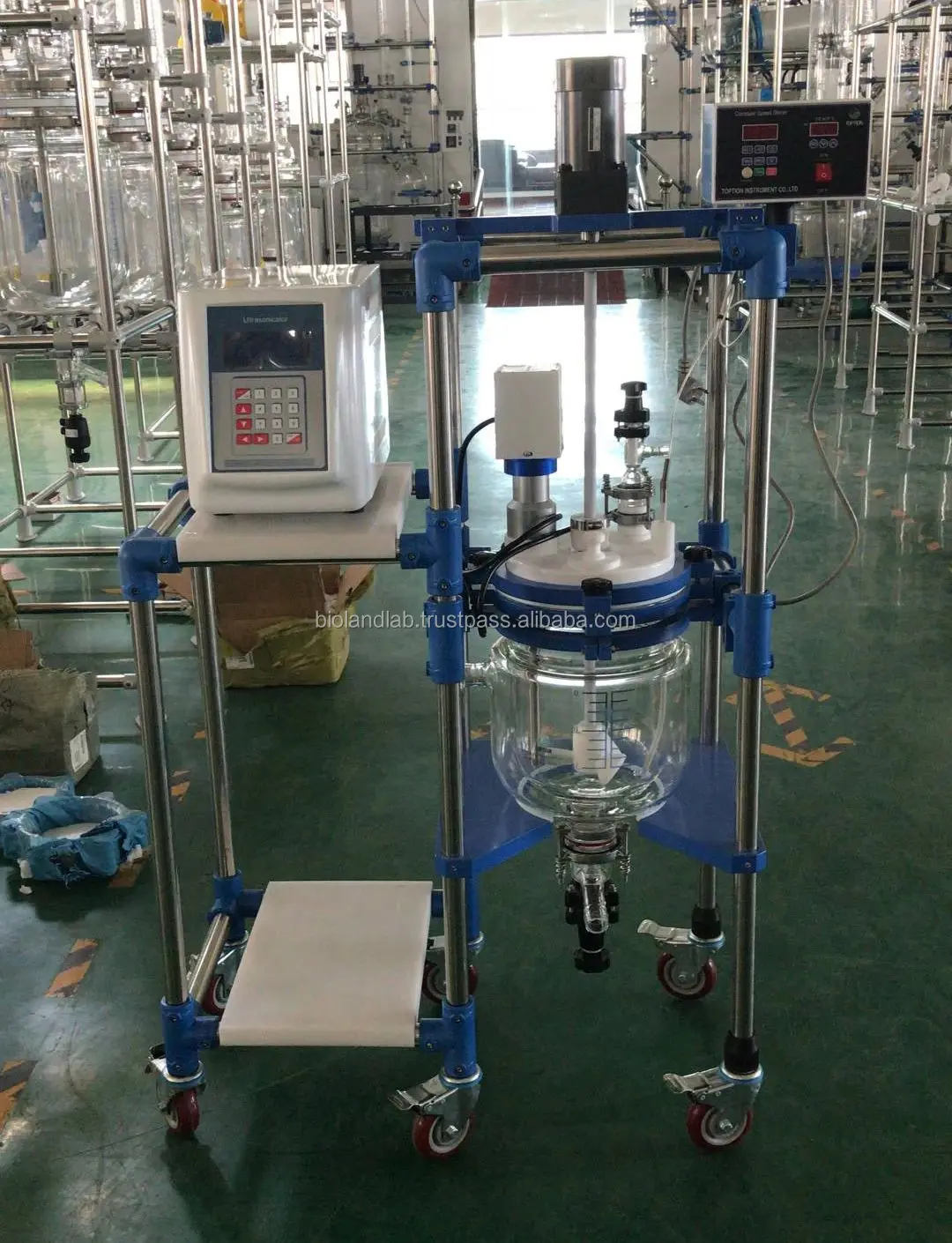 Lab Small Ultrasonic Homogenizer/Probe Sonicator/Ultrasonicator/ Ultrasonic Glass Reactor