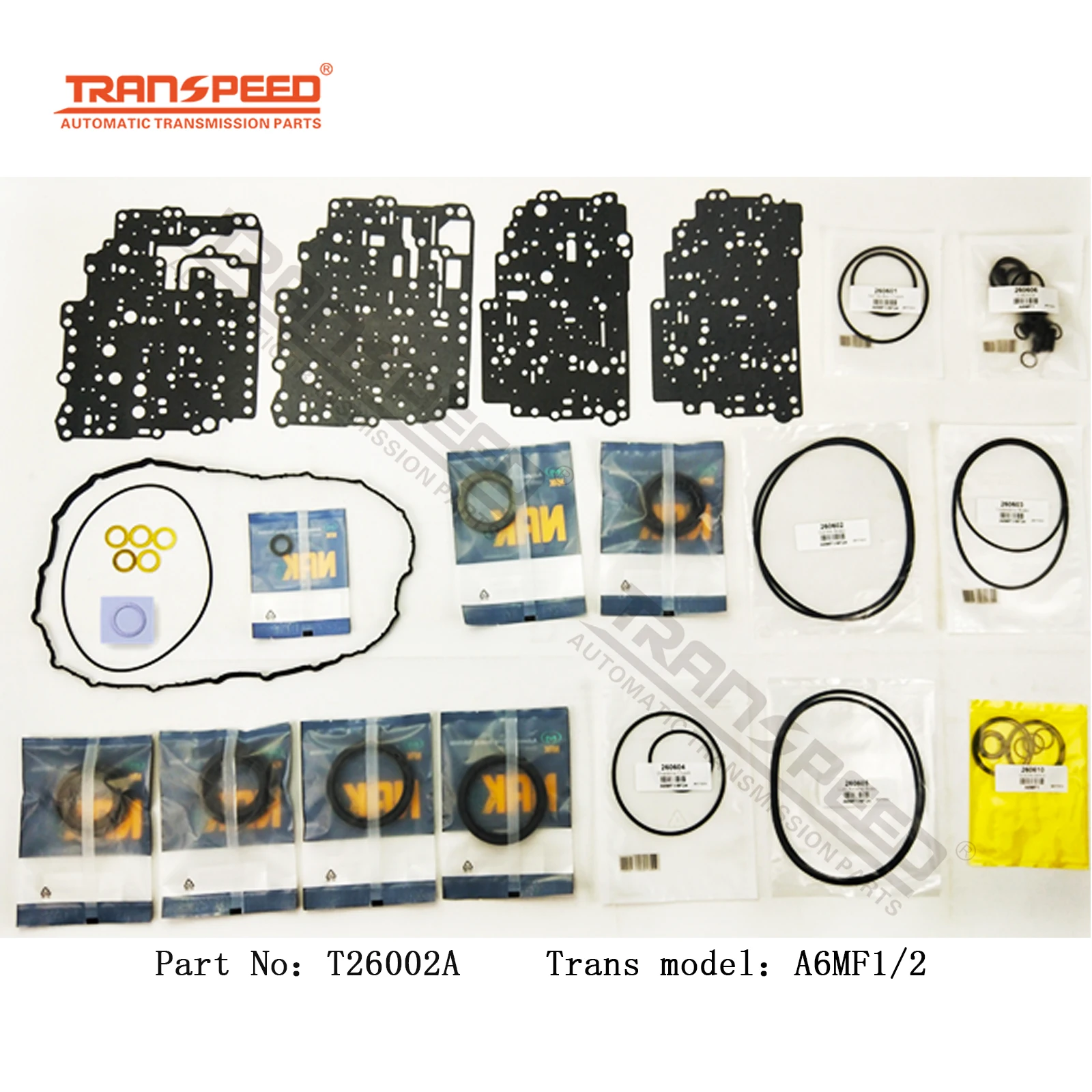 Transpeed Master Kit A6MF1 A6MF2 Transmission Rebuild Kit T26000A