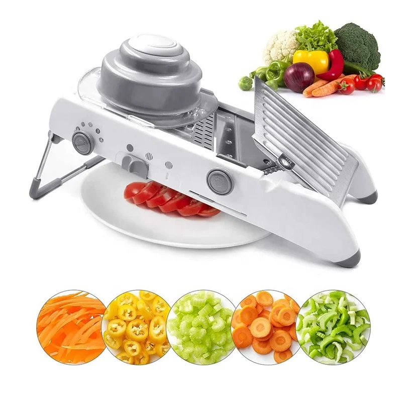 1~10PCS Mandoline Slicer Stainless Steel Vegetable Slicer With 3